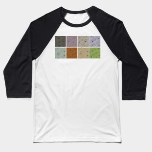 Houndstooth Swatch Blocks Baseball T-Shirt